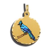 Blue Jay Charm