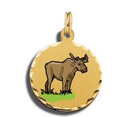 Alaskan Moose Charm