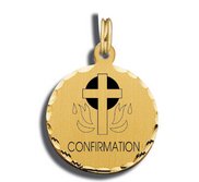 Confirmation Charm Black   White