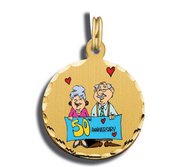 Happy 50th Anniversary Charm