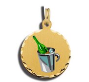 Champagne Bottle Charm