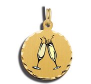 Champagne Glasses Charm