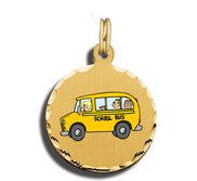 School Bus Driver Charm