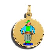 Garbage Man Charm