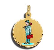 Female Plumber Charm