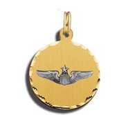 Senior Pilot Wings Charm