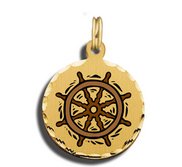 Sailboat Wheel Charm