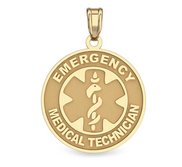 14K Yellow Gold EMT Charm or Pendant