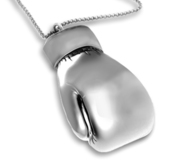 Sterling Silver Boxing Glove Pendant