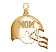 3D Football Mom Helmet Charm or Pendant