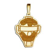 Softball Umpire Helmet Pendant