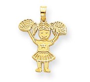 Cheerleader Charm or  Pendant