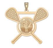 Exclusive Saint Sebastian Lacrosse Pendant