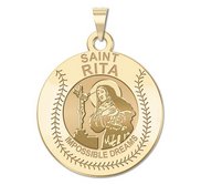 Exclusive Saint Rita Baseball Medal