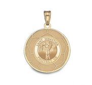 Exclusive Saint Sebastian Soccer Medal