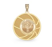 Exclusive Saint Sebastian Basketball Medal