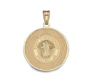 Exclusive Saint Christopher Soccer Medal