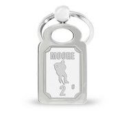 Personalized Stainless Steel Hockey Keychain