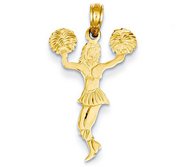 Cheerleader Charm or  Pendant