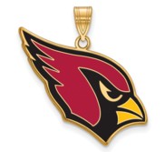 Arizona Cardinals Large Enamel Pendant