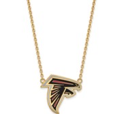 Atlanta Falcons Large Enamel Pendant w  Necklace