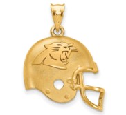 LogoArt Carolina Panthers Helmet Pendant