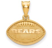 LogoArt Chicago Bears Football Pendant