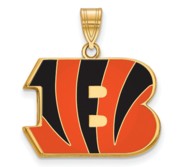 Cincinnati Bengals Large Enamel Pendant