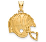 LogoArt Cincinnati Bengals Helmet Pendant