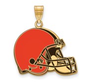 Cleveland Browns Large Enamel Pendant