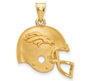 LogoArt Denver Broncos Football Helmet Pendant