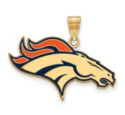 Denver Broncos Large Enamel Pendant