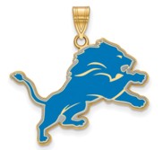 Detroit Lions Large Enamel Pendant