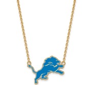 Detroit Lions Large Enamel Pendant w  Necklace