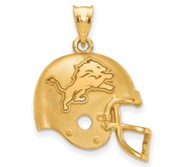 LogoArt Detroit Lions Football Helmet Pendant