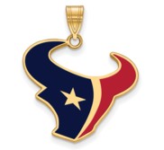 Houston Texans Large Enamel Pendant