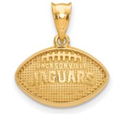 LogoArt Jacksonville Jaguars Football Pendant