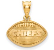 LogoArt Kansas City Chiefs Football Pendant