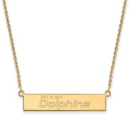 Miami Dolphins Small Bar Necklace