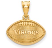 LogoArt Minnesota Vikings Football Pendant