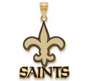 New Orleans Saints Large Enamel Pendant