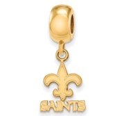 New Orleans Saints Bead Charm XS Dangle