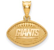 LogoArt New York Giants Football Pendant