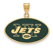 New York Jets Large Enamel Pendant