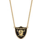 Oakland Raiders Large Enamel Pendant w  Necklace