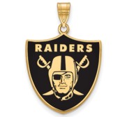 Oakland Raiders Large Enamel Pendant