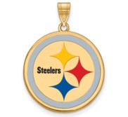 Pittsburgh Steelers Large Enamel Pendant