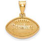 LogoArt Pittsburgh Steelers Football Pendant