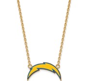 Los Angeles Chargers Large Enamel Pendant w  Necklace