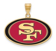 San Francisco 49ers Large Enamel Pendant